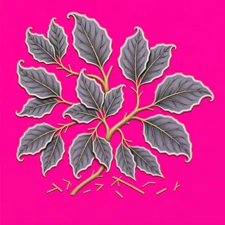 dry leaves, irregular arrangement
