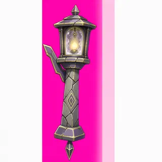 frosted lantern post