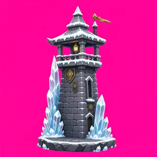 frosted watchtower