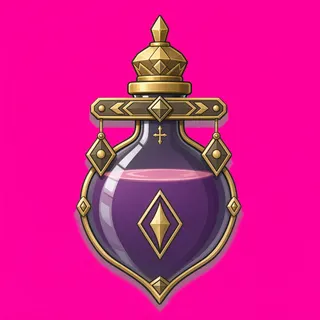 healing potion, ornate design