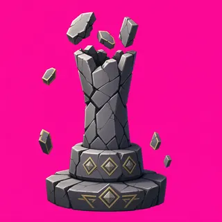 damaged broken pillar