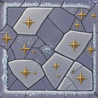 frosted flat paving