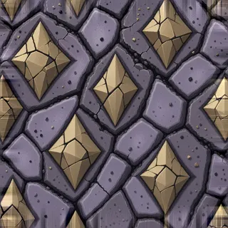 damaged rough stone floor