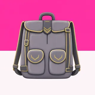 backpack, plain design