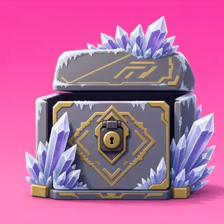 frosted storage chest