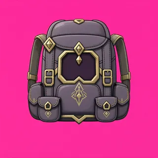 backpack, ornate design