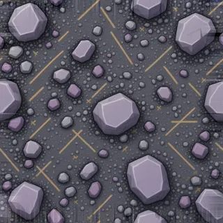 damp fine gravel path