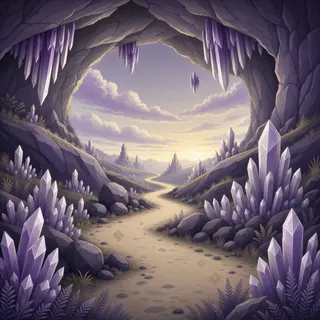 winding wilderness path at daybreak