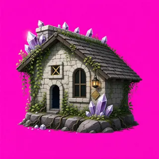 overgrown small dwelling