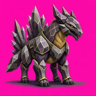 original adult beast enemy, facing east