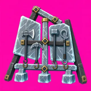 frosted tool rack