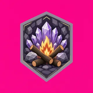 campfire, plain design