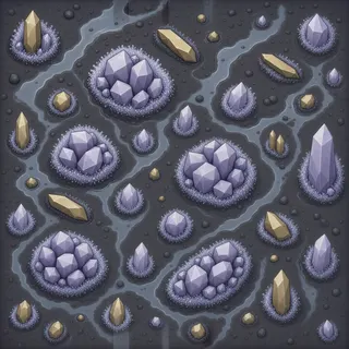 frosted wet mud