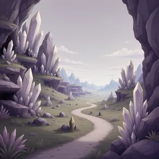 winding wilderness path at daylight