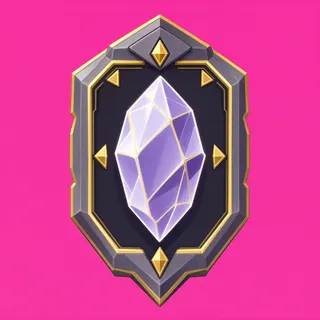 energy crystal, plain design
