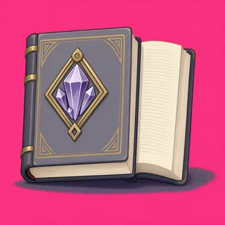 book, ornate design