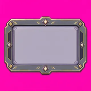 empty dialogue frame, pressed state
