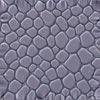 frosted worn cobbles