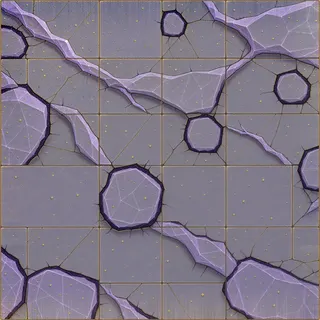clean dusty tiled floor