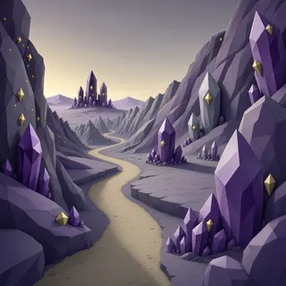 winding wilderness path at dusk