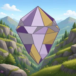 gem, plain design