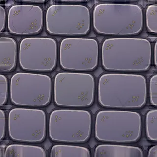dust-covered worn cobbles