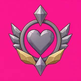 heart, ornate design