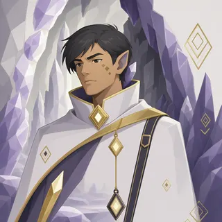 original adult caretaker, determined expression