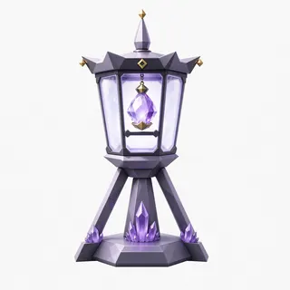 frosted lantern post