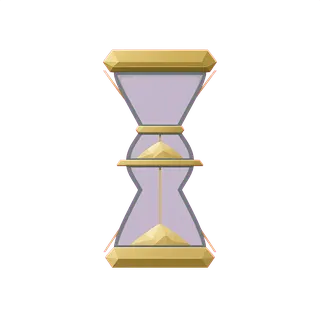 hourglass, plain design