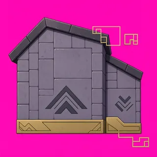 roof outer corner, weathered