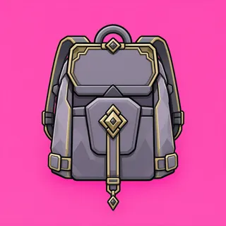backpack, ornate design