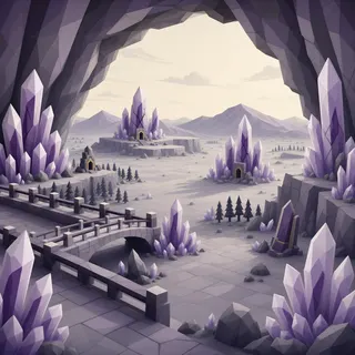 border overlook at daylight