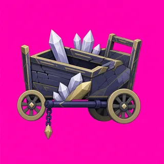 damaged abandoned cart