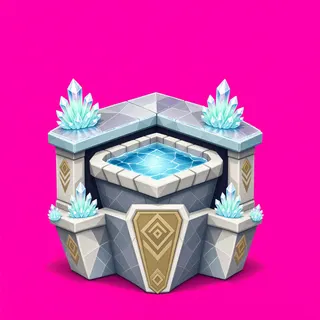 frosted well
