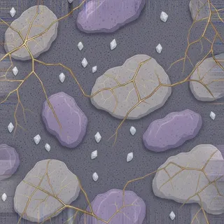 damp mineral sediment