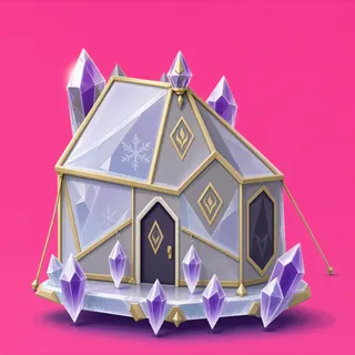frosted tent