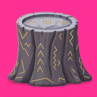 clean tree stump