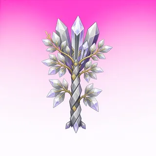 frosted tall shrub