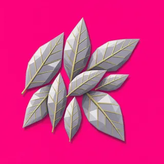 dry leaves, clustered arrangement