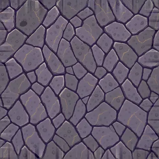 damaged rough stone floor