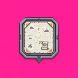 treasure map, plain design