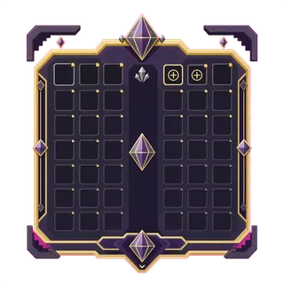 empty inventory panel, keyboard-focused state