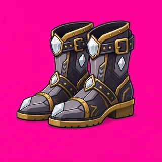 boots, ornate design