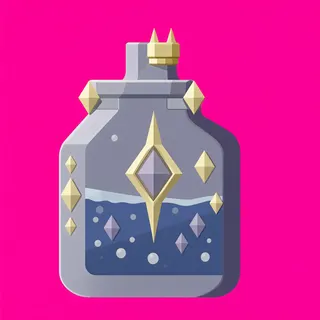 water flask, rare accent design