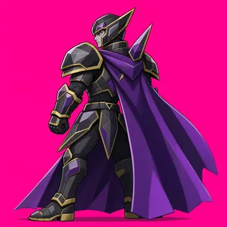 original adult armored enemy, facing west