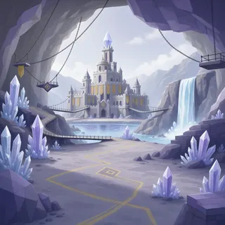 distant stronghold at daylight