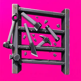 damaged tool rack