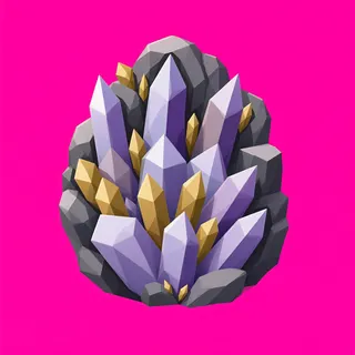 weathered crystal cluster