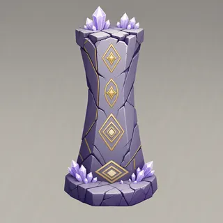 weathered broken pillar